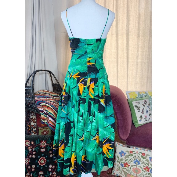 90s Sue Wong Tropical Dress - Picture 3 of 10